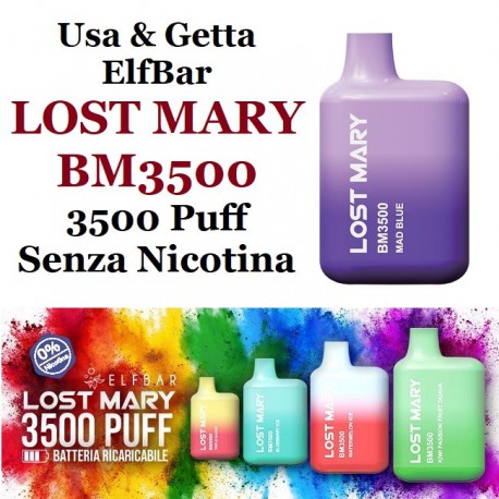 Elfbar LOST MARY 3500 Puff Senza nicotina