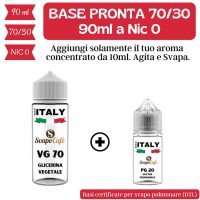Base pronta 90ml 70/30 Senza Nicotina - SvapoCafè