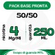 Base Neutra 50/50 250ml Nicotina 4 mg/ml