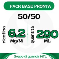Base Neutra 50/50 290ml Nicotina 6.2 mg/ml