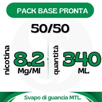 Base Neutra 50/50 340ml Nicotina 8.2 mg/ml