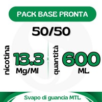 Base Neutra 50/50 600ml Nicotina 13.3 mg/ml