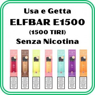 ELFBAR 1500 Senza nicotina