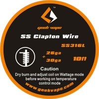 ss clapton wire 26+30 ga
