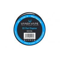 Filo resistivo VANDY VAPE - Flat Clapton SS316L 26GA*18GA+32GA
