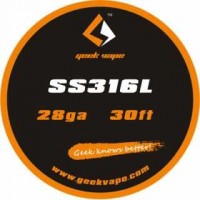 Filo resistivo GeekVape SS316L 28GA