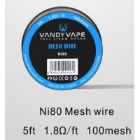 Vandy Vape Ni80 Mesh Wire 1.8ohm 1,50ml